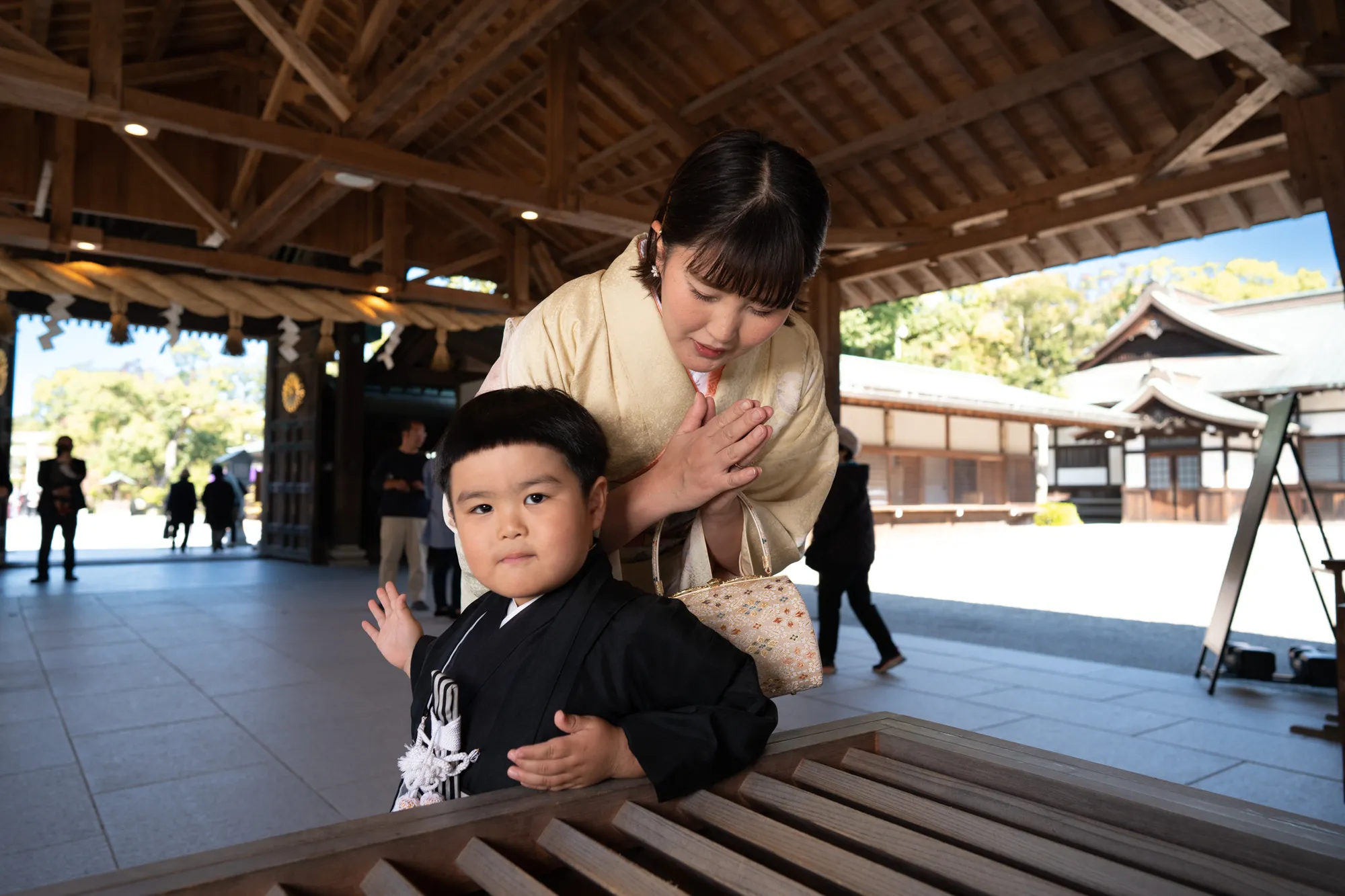 【福岡県宗像市で家族写真撮影】とても特徴的な髪型の男の子（５歳）でした。お母様も掲載許可をいただきありがとうございました。1