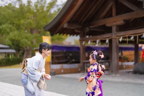 【福岡県宗像市で家族撮影】100年前のお着物だったようです。すごい11