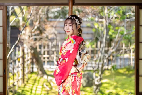 成人式の後撮り撮影です。