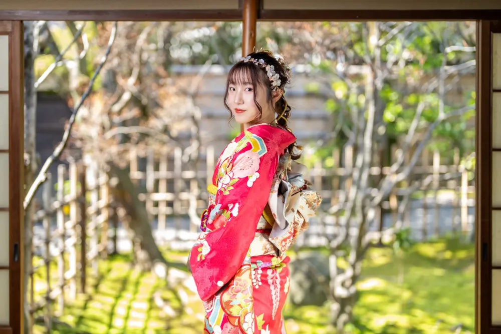 成人式の後撮り撮影です。 no.27