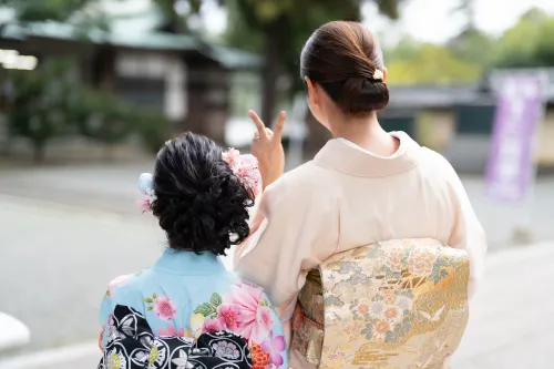 【福岡県福岡市東区で家族撮影】7歳の女の子と、生後まもない弟くんのお宮参りの撮影です。8