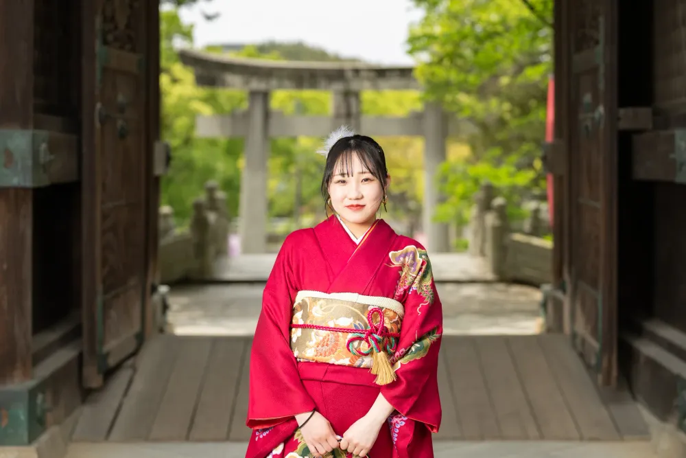 成人式の後撮り撮影です。 no.60