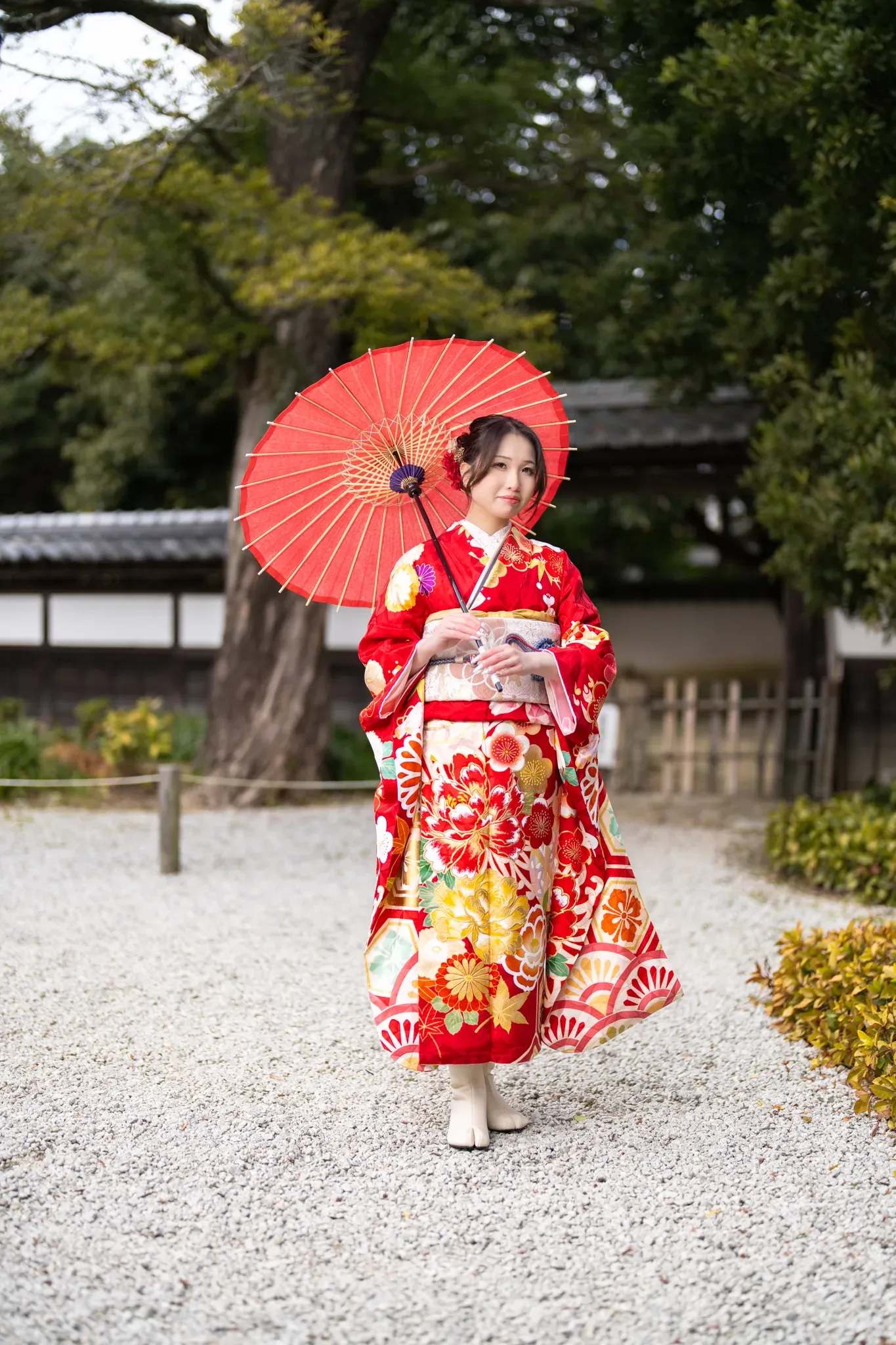 【山口県下関市で成人式撮影】三姉妹の次女様の成人式撮影です。撮影の途中では、彼氏様もご一緒にいらっしゃり、楽しくカップル撮影も行いました。1