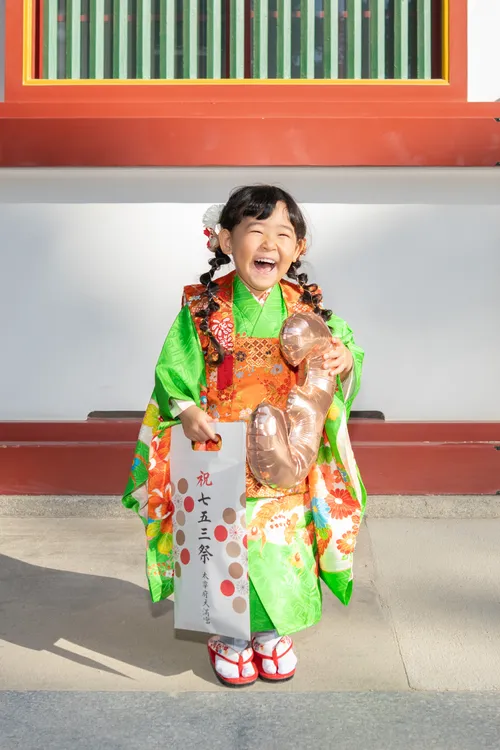 【福岡県太宰府市で七五三撮影】太宰府天満宮にて、7歳の女の子の七五三撮影を行いました。9