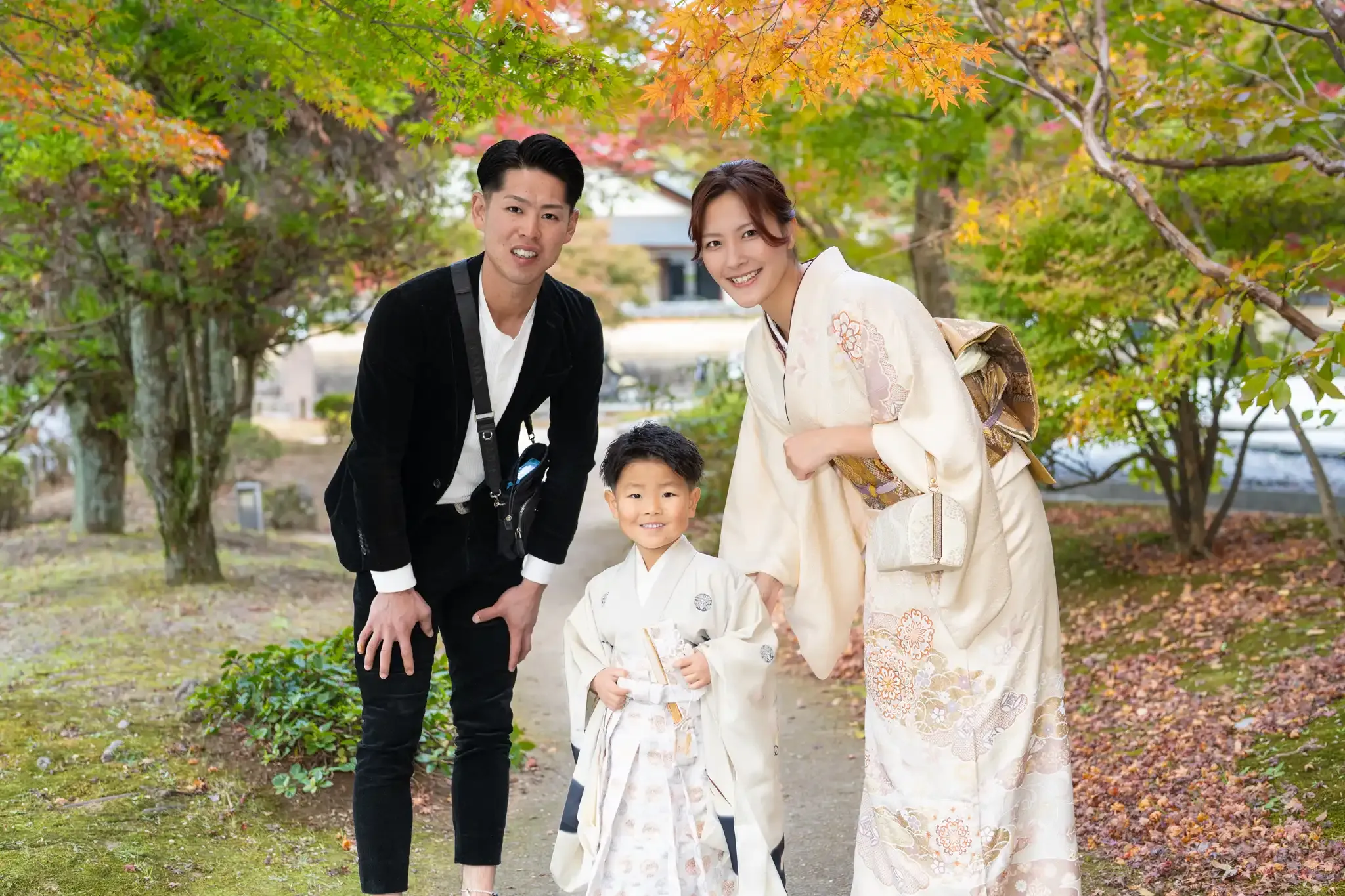 【福岡県太宰府市で家族撮影】太宰府市の太宰府天満宮にて、5歳の男の子の七五三撮影を行いました。2