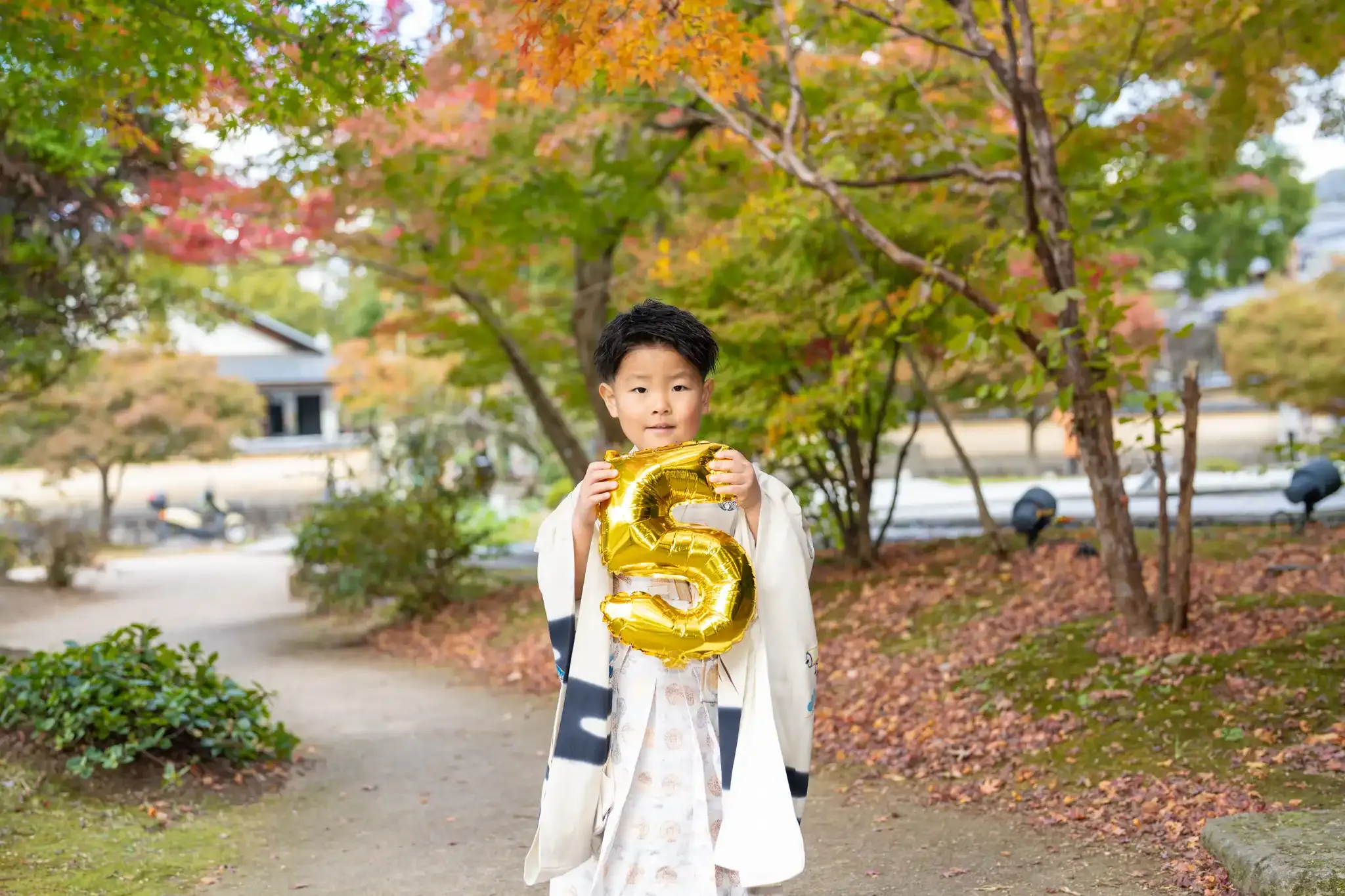 【福岡県太宰府市で七五三撮影】太宰府市の太宰府天満宮にて、5歳の男の子の七五三撮影を行いました。1