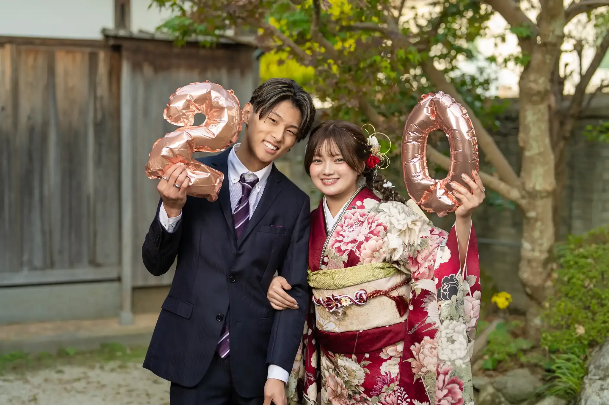 【佐賀県佐賀市でカップル撮影】佐賀市歴史民俗館の旧三省銀行・旧福田邸を舞台に、成人式の前撮り撮影を行いました。21