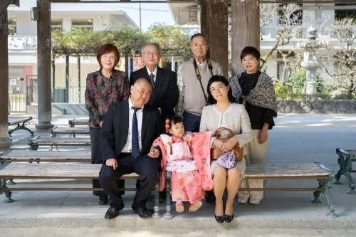 【福岡県太宰府市で家族撮影】太宰府天満宮にて、3歳の女の子の七五三撮影を行いました。7