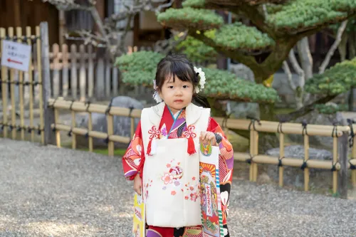 【山口県下関市で七五三撮影】山口県下関市にある住吉神社にて、3歳の女の子の七五三撮影を行いました。1