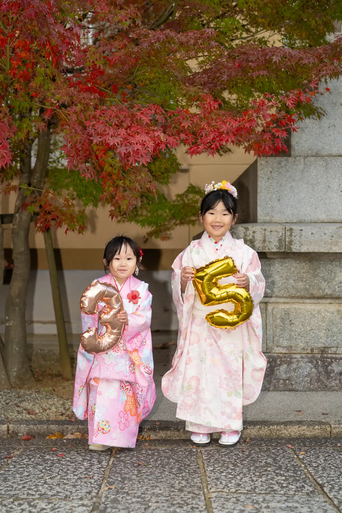 【山口県宇部市で撮影】七五三撮影とお宮参り撮影を、山口県宇部市にある琴崎八幡宮にて行いました。